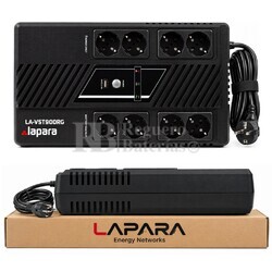SAI 900VA 480W AVR 8 Schuko | Lapara LA-VST900RG 